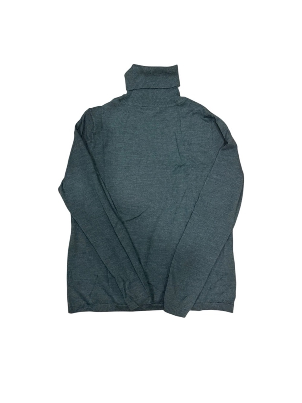 Pendleton Men's Dark Teal 100% Merino Wool Turtleneck Sweater - Size Medium